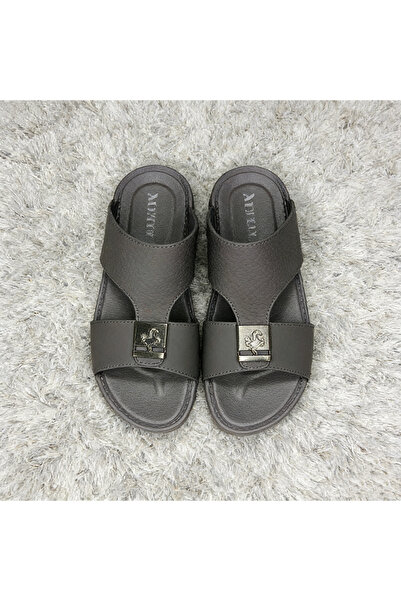 SAUDI STEPS Men's Fashion-Forward Traditional Sandals with Python Texture
