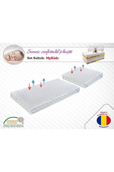 MY KİDS Set Saltea copii MyKids spuma Relax 120x80x10 + 50x80x10 (cm)