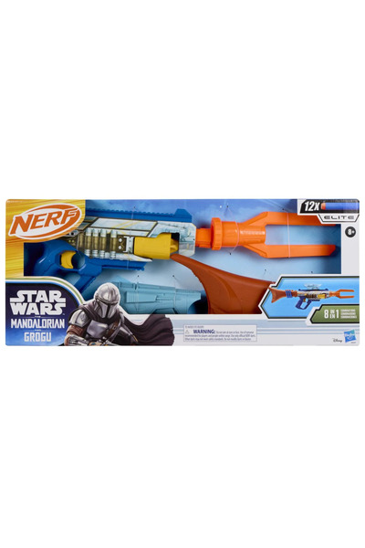 Nerf Star Wars Mandalorian și Grogu Blaster 8-în-1