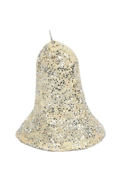 Goliat Clopot decorativ, Goliat, cu sclipici argintiu, 25x30 cm