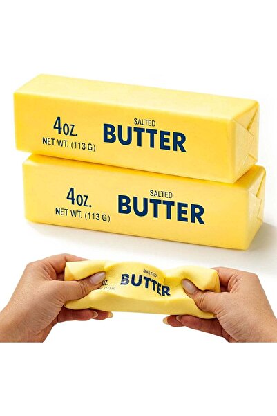 Gigglejoy 2 PCS Slow Rising Butter Squishy Toys, Soft Squeeze Stress Relief f...