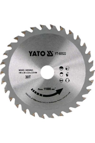 yato Pânză de ferăstrău circular pentru lemn 235X24TX25.4mm