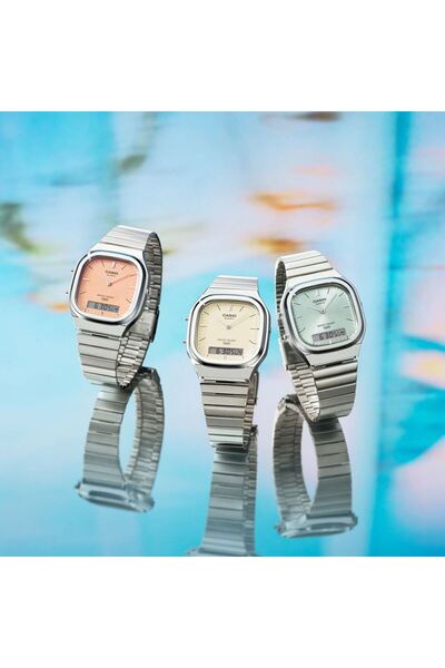 Casio ساعة يد ريترو AQ-240E-7A2DF للجنسين