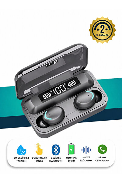 Lionix Bluetooth Kulaklık Kulakiçi Powerbanklı Çift Mikrofonlu Dokunmatik Kab...