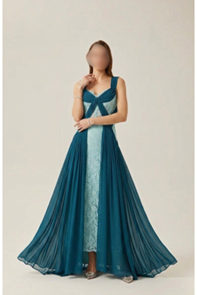 ALTOBAD Petroleum Lace Dress