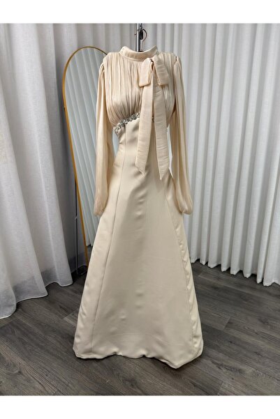 NWADER elegant beige dress