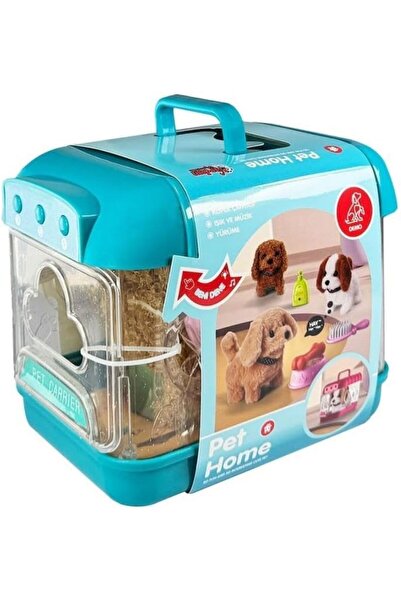 MMinora Nessiworld JND-6806 Hareketli Köpek ve Işıklı Sesli Şeffaf Kafes Seti...