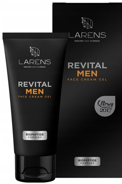 WellU Larens Revital Cremă-Gel de Față pentru Bărbați – Cremă-Gel Intensivă R...