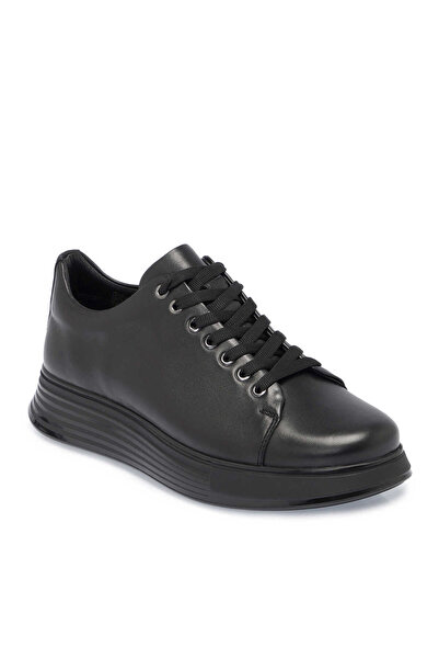 Tergan Siyah Hakiki Deri Erkek Sneaker - E26I1AY57583-A23