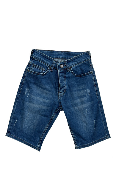 diğer1234 Αντρική Τζιν Βερμούδα Μπλε Slim Fit — 31