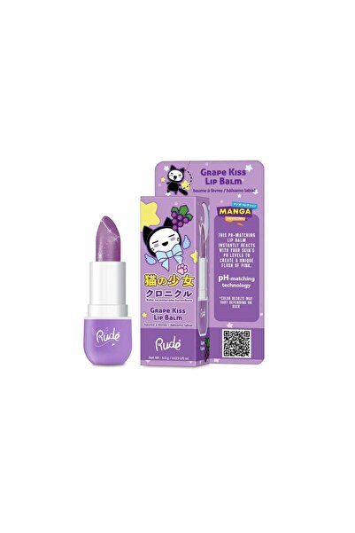 RUDE cosmetics Balsam de buze reactiv la pH, care își schimbă culoarea, cu ar...