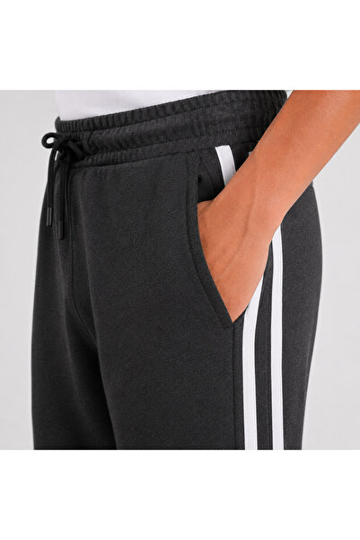 Marco Ferry Boy's Cotton Striped Detailed Sweatpants Anthracite Melange-26122