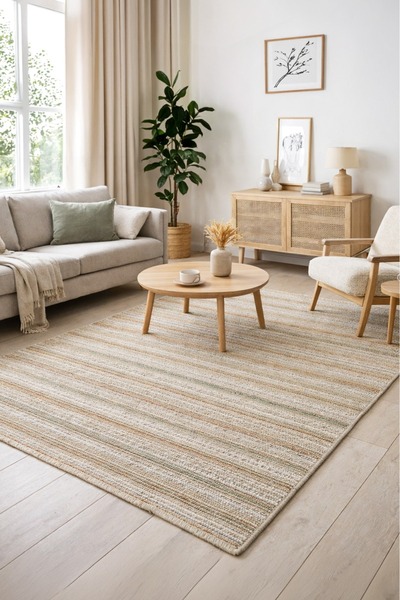 Decomia Home Ascoli Modern Sisal Jüt Toz Vermez Balkon Bahçe Mutfak Kilimi