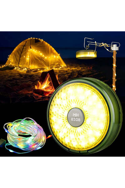 Vivendo Ghirlanda luminoasa camping, lanterna si functie de baterie externa, ...