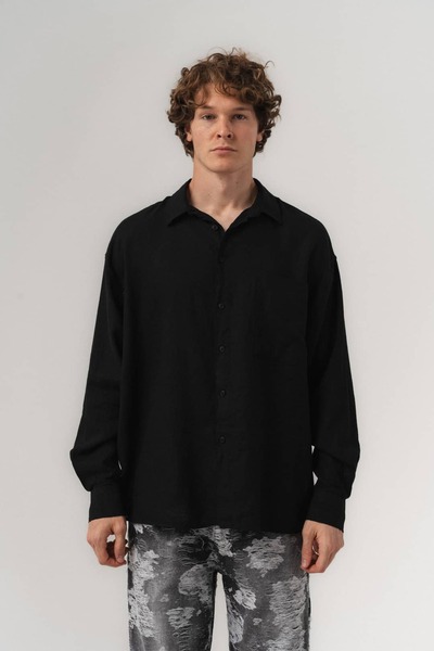 go gang own Loompock Premium Cotton Fabric Long Sleeve Oversize Shirt