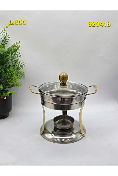 WAHJ ALMASAH Stel Candle Heater 800 ml with Gold
