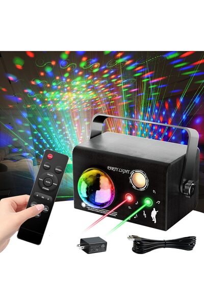 Vivendo Proiector Party cu 4 Moduri, DJ Disco si Telecomanda pentru Home, Par...