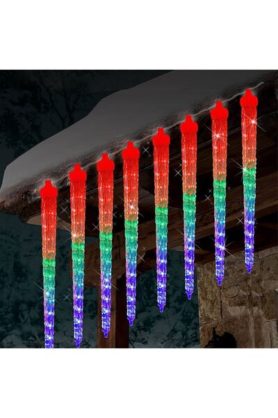 Vivendo Instalatie solara 8 turturi 20-30 cm, 36 LED, 3 metri