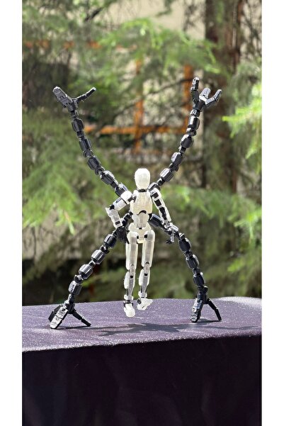 moifugyia Lucky 13 Aksiyon Figürü Robot Oyuncak 13cm Şeffaf Siyah ve Mekanik ...