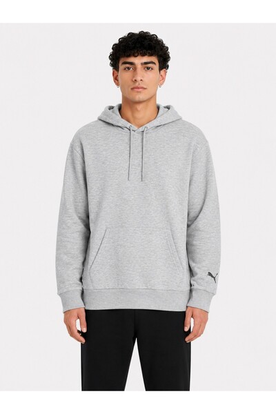 Puma Nordics Blank Hoodie Men's Gray Sweatshirt 63044001