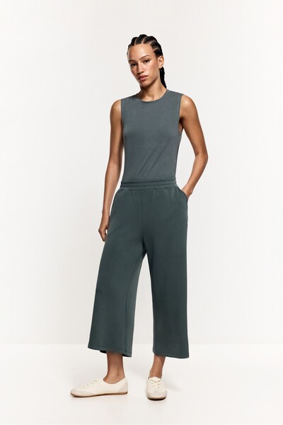 LEFTIES Modal etkili spor culotte pantolon