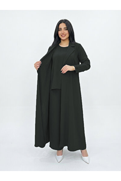YOU ABAYA 4-Piece Crepe Fabric Travel Set in Oil Color
