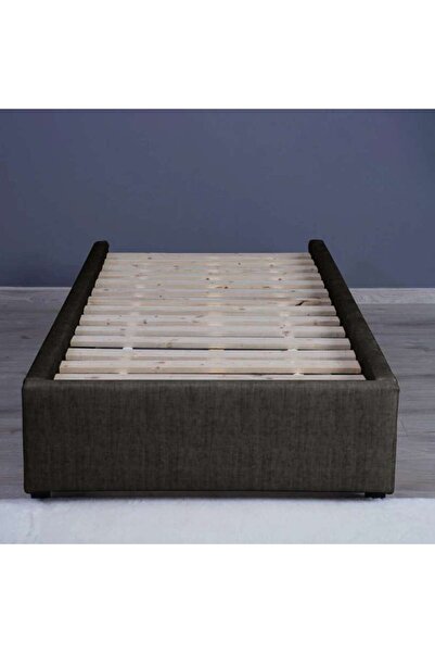 PAN HOME قاعدة سرير جاليا شانيل بني فاتح 120×200 سم