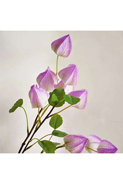 PAN HOME Lantern Artificial Stem Flower H71cm - Purple