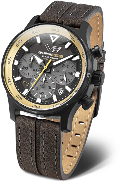 Vostok Europe Ceas bărbătesc VR42-592C763 — maro, sportiv, rezistent la apă.