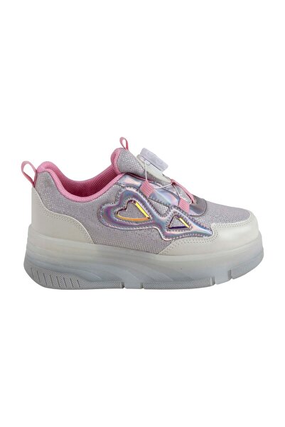 BUCKHEAD Children's White Buck4496 Daisy Roller Casual Shoes