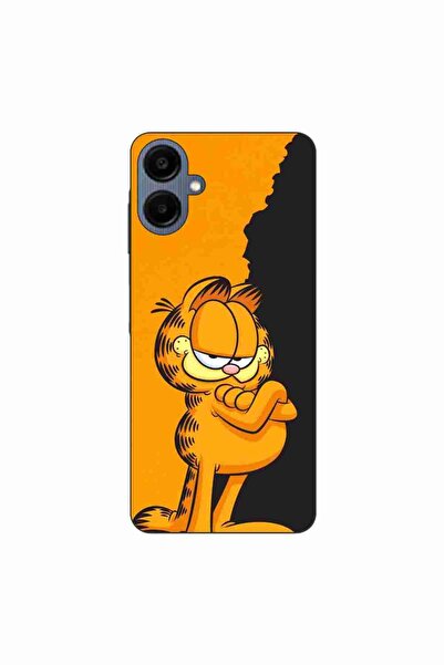 OEM Husa compatibila cu Samsung Galaxy A06 Silicon Gel Tpu Model Garfield Bla...
