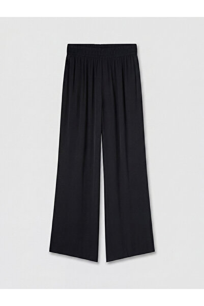 LC Waikiki Trendlucky Women's Trousers with Elastic Waist and Difference in C...