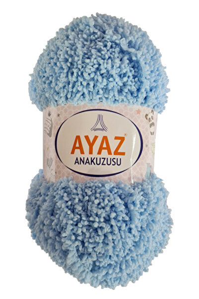 Ayaz Anakuzusu El Örgü İpi Mavi 1214