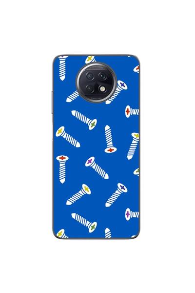 OEM Θήκη συμβατή με Xiaomi Redmi Note 9T Σιλικόνης Gel TPU με σχέδιο βιδών