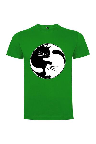 iLovePrints YinYang Cat Icon Tshirt