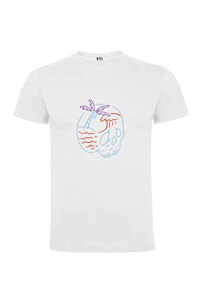 iLovePrints Island Skull Fantasy Tshirt