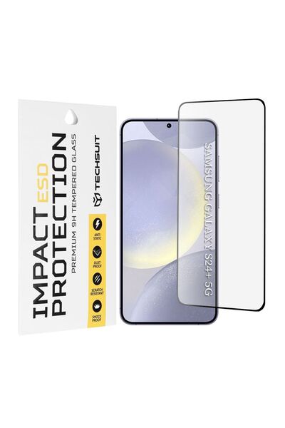 Techsuit Γυαλί ESD - Samsung Galaxy S24 Plus - Μαύρο