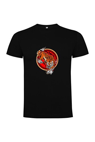 iLovePrints Fiery Tiger Vision Tshirt