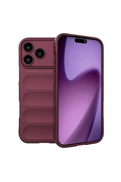 Techsuit Μαγική Ασπίδα - iPhone 17 Pro - Μπορντό