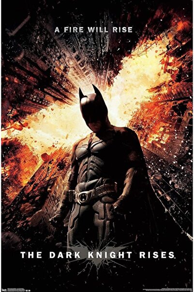 ESSESORIES ملصق فني جداري من سلسلة Dark Knight Rises One Sheet Collector's Ed...