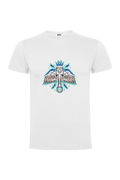 iLovePrints Royal Winged Microphone Tshirt