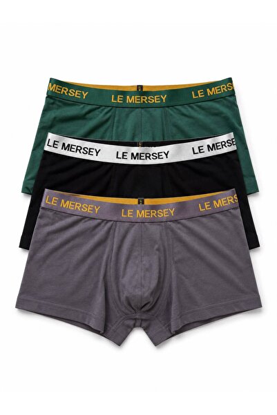 LE MERSEY SECOND SKIN PREMIUM 3'LU ERKEK BOXER