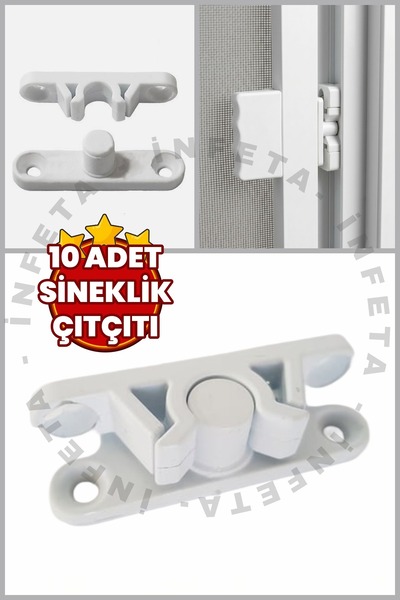 İnfeta 10 komada zatvarača za mrežu protiv insekata - zatvarač za vrata i pro...