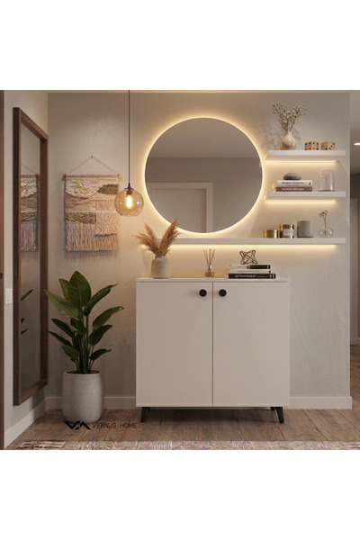 Vernus Home Capsa Ayakkabılık 100 cm Yükseklik | Kapaklı Ayakkabılık