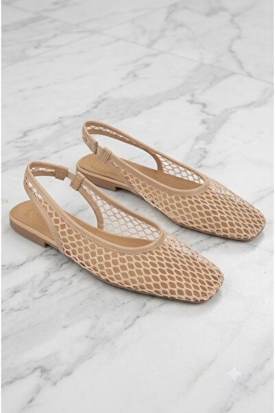 Yula Fashion Shoes Mesh Women's Summer Open-Back Women's Ballerinas