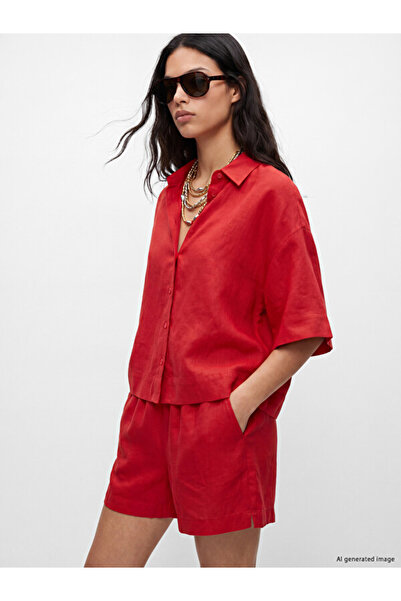 LC Waikiki Timeless Clothing & Timeless Choices Women's 100% Linen Shirt