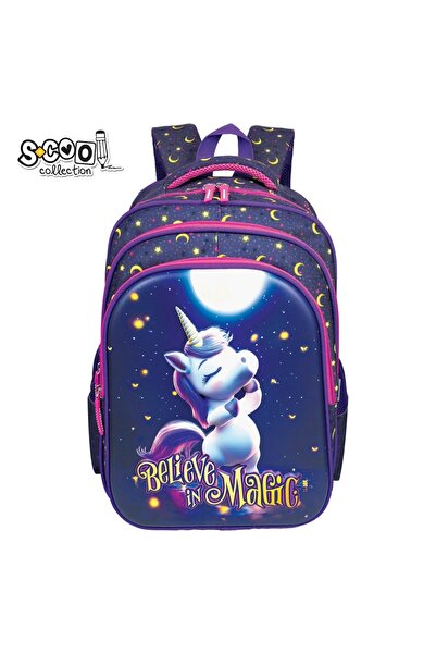 Roben Ghiozdan 3D ergonomic BELIEVE IN MAGIC - S-COOL, 30x22x42 cm