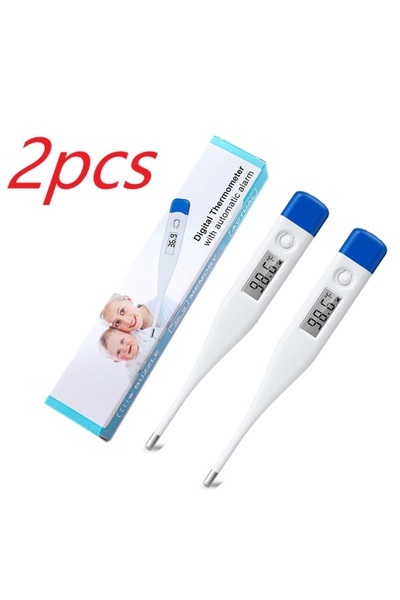 Choice1 hard head 2Pcs Thermometer for Fever Digital Basal Body Oral Armpit o...