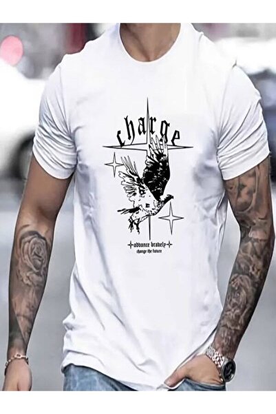 JANTIL MODA Unisex Oversize 100% Cotton Crew Neck Short Sleeve T-Shirt