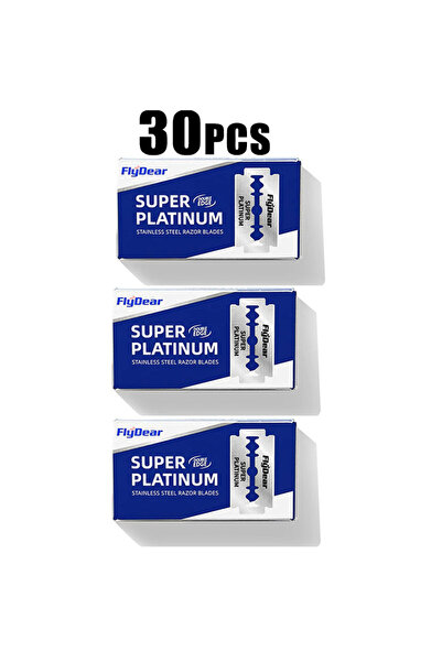 Choice6 30pcs 10/40/80pcs Stainless Steel Razor Blade Old-Fashioned Manual Do...